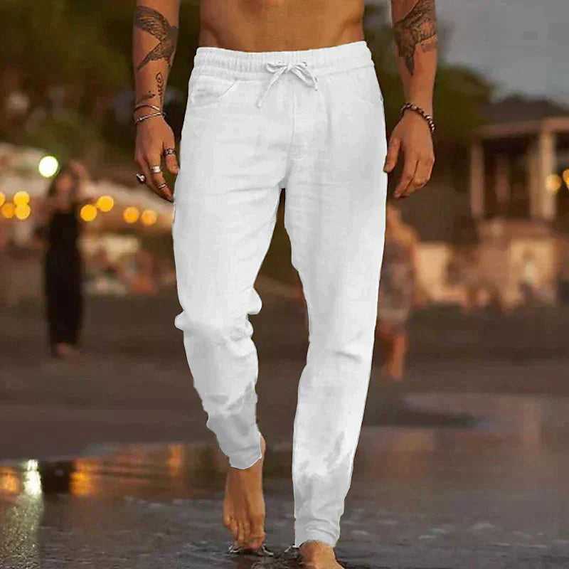 Bellucio™ | Mateo Pantaloni da Spiaggia in Lino
