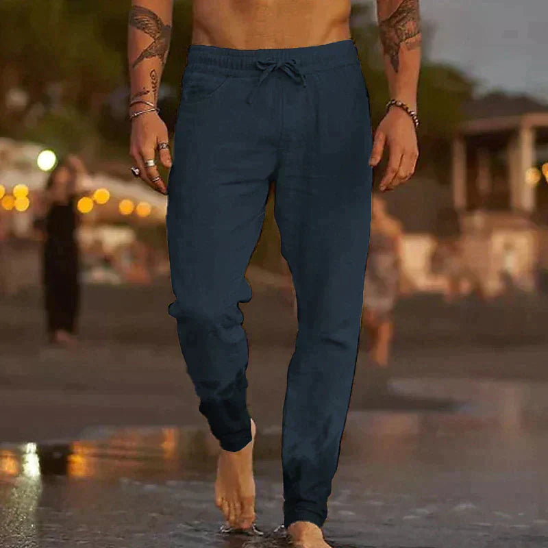 Bellucio™ | Mateo Pantaloni da Spiaggia in Lino