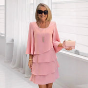 Bellucio™ | Elegante vestito midi con volant