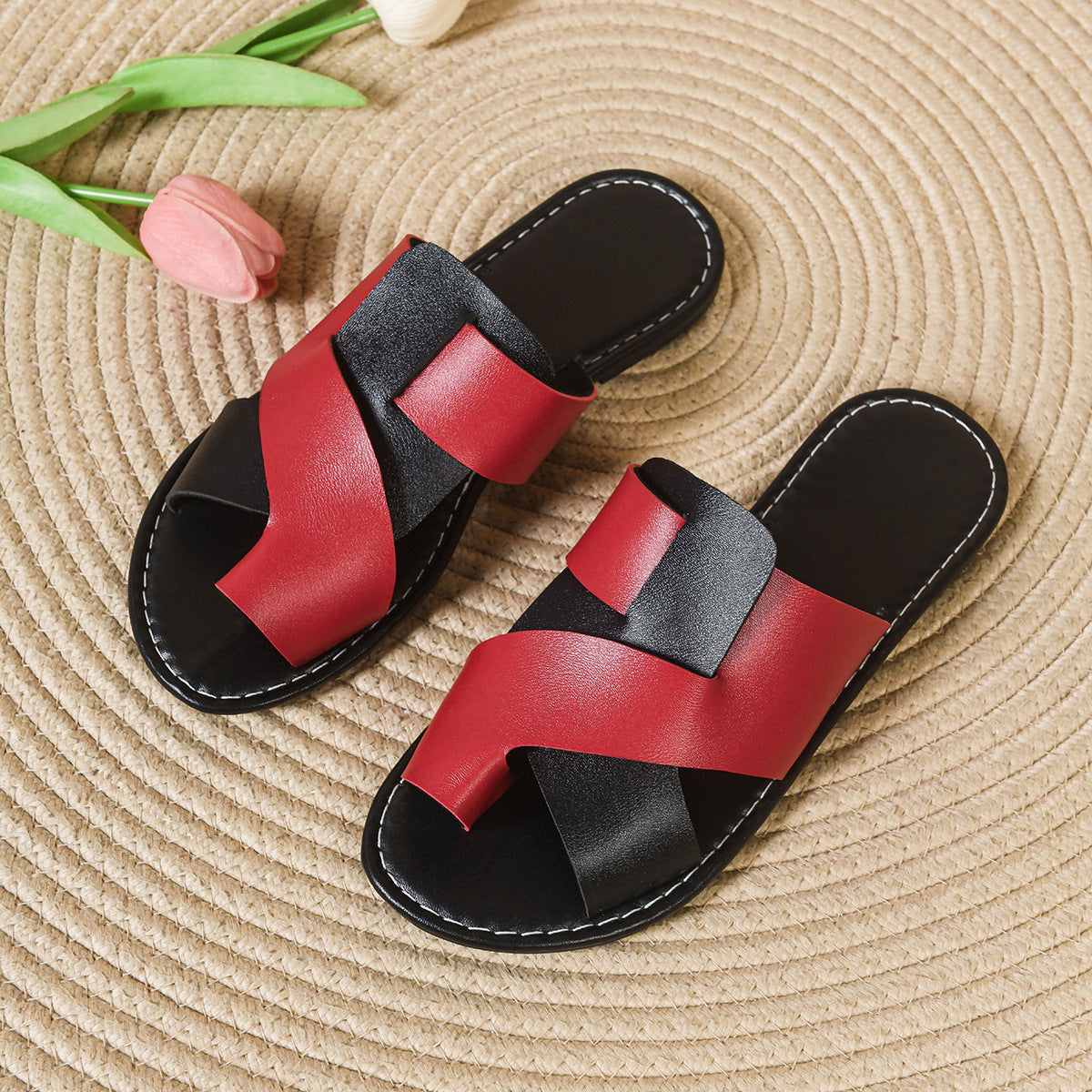 BELLUCIO™ | SANDALI CON CINTURINI INCROCIATI PER DONNA