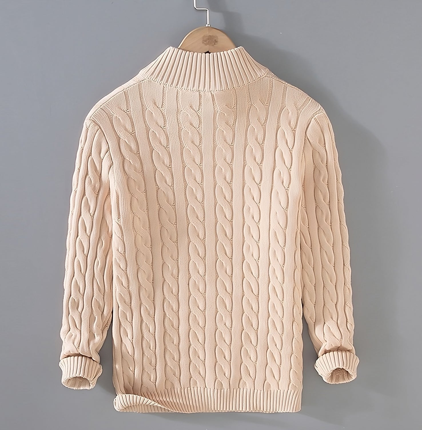Anthony | Pullover torciglione mezza zip