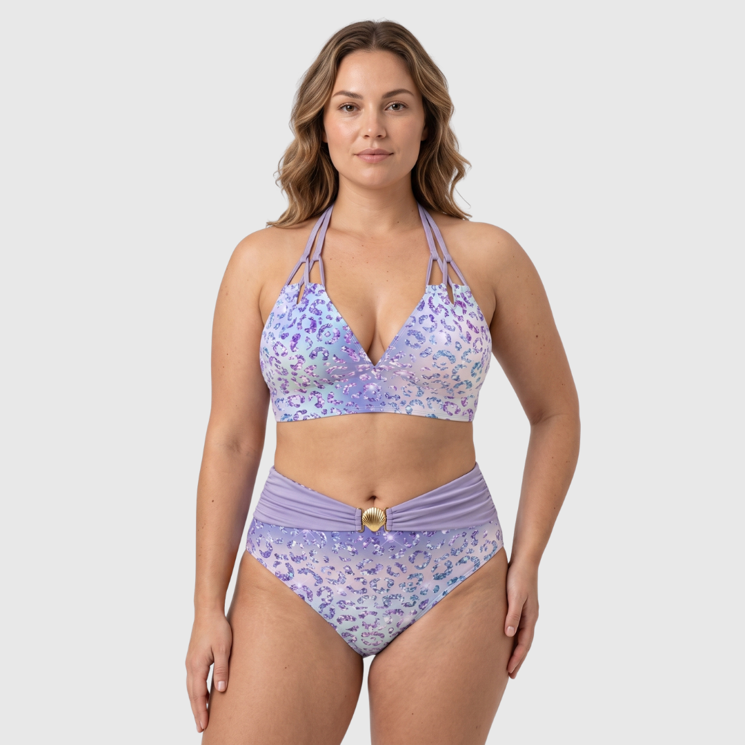 Bellucio™ | Bikini Glitter con Dettaglio Anello