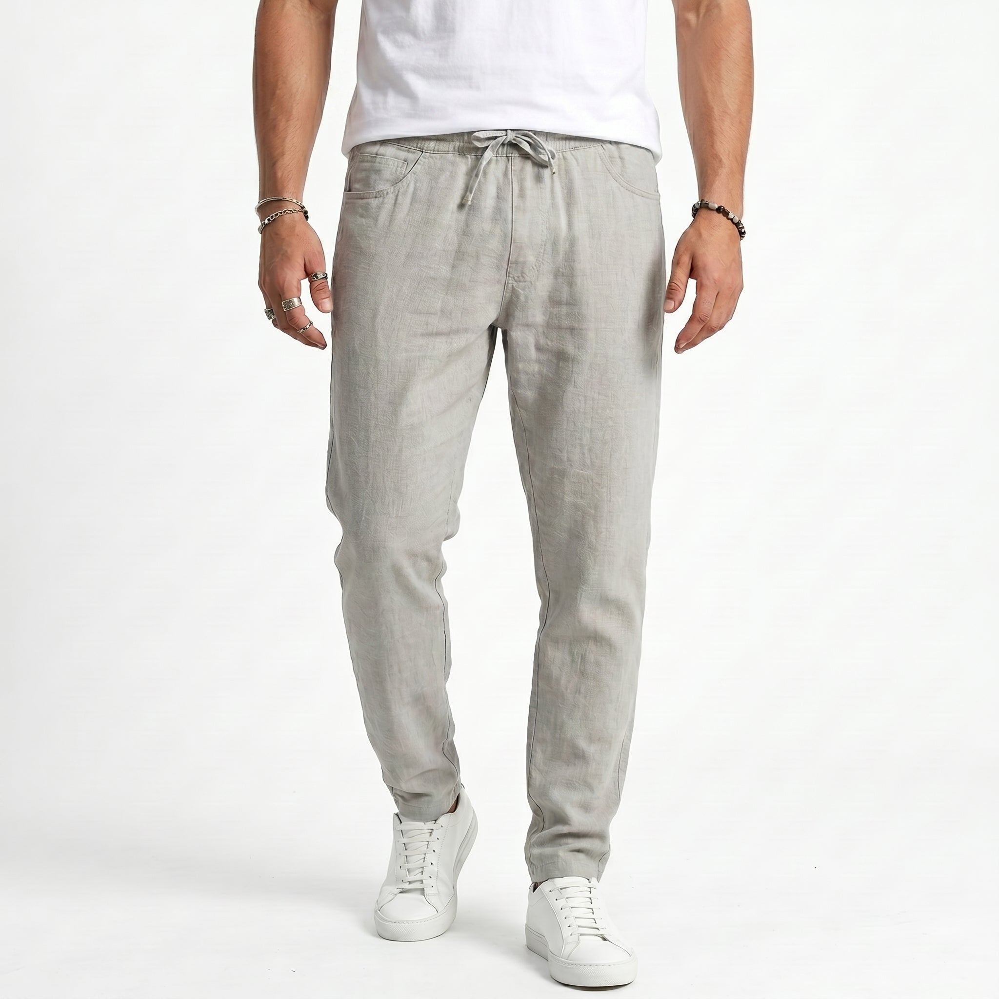 Bellucio™ | Mateo Pantaloni da Spiaggia in Lino