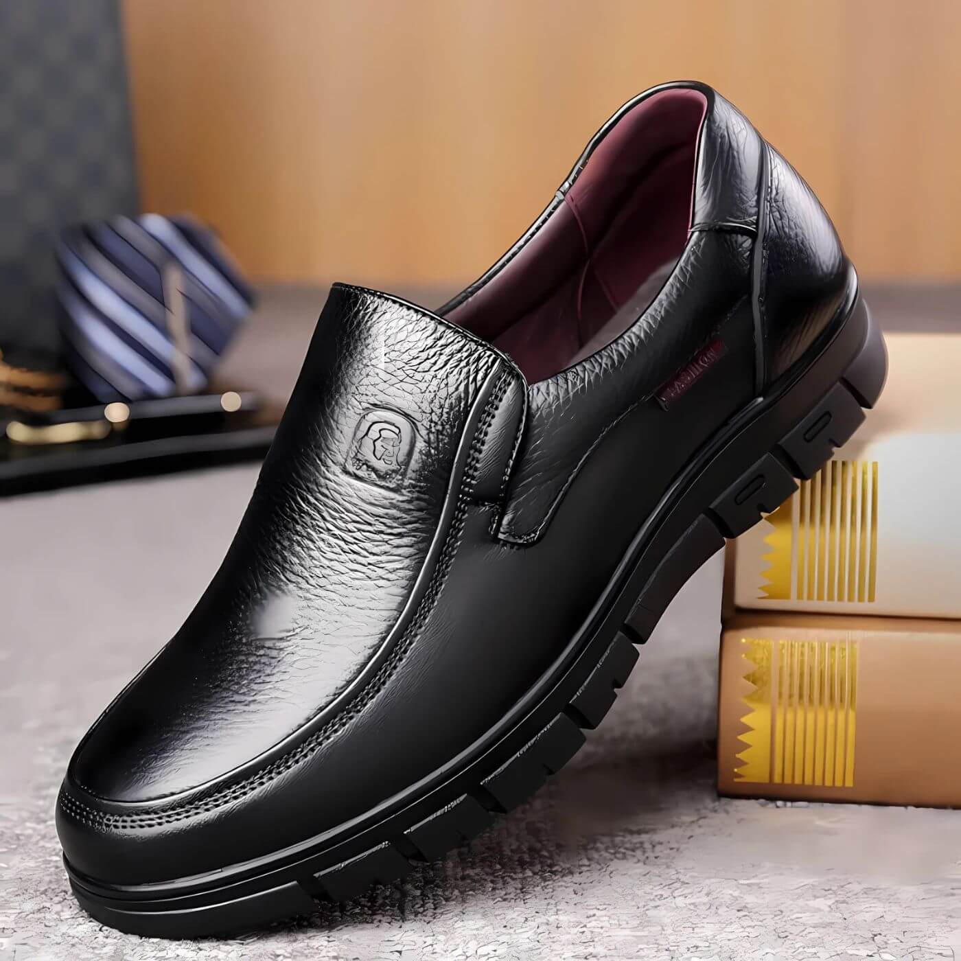 Massimo | Scarpe confortevoli antiscivolo