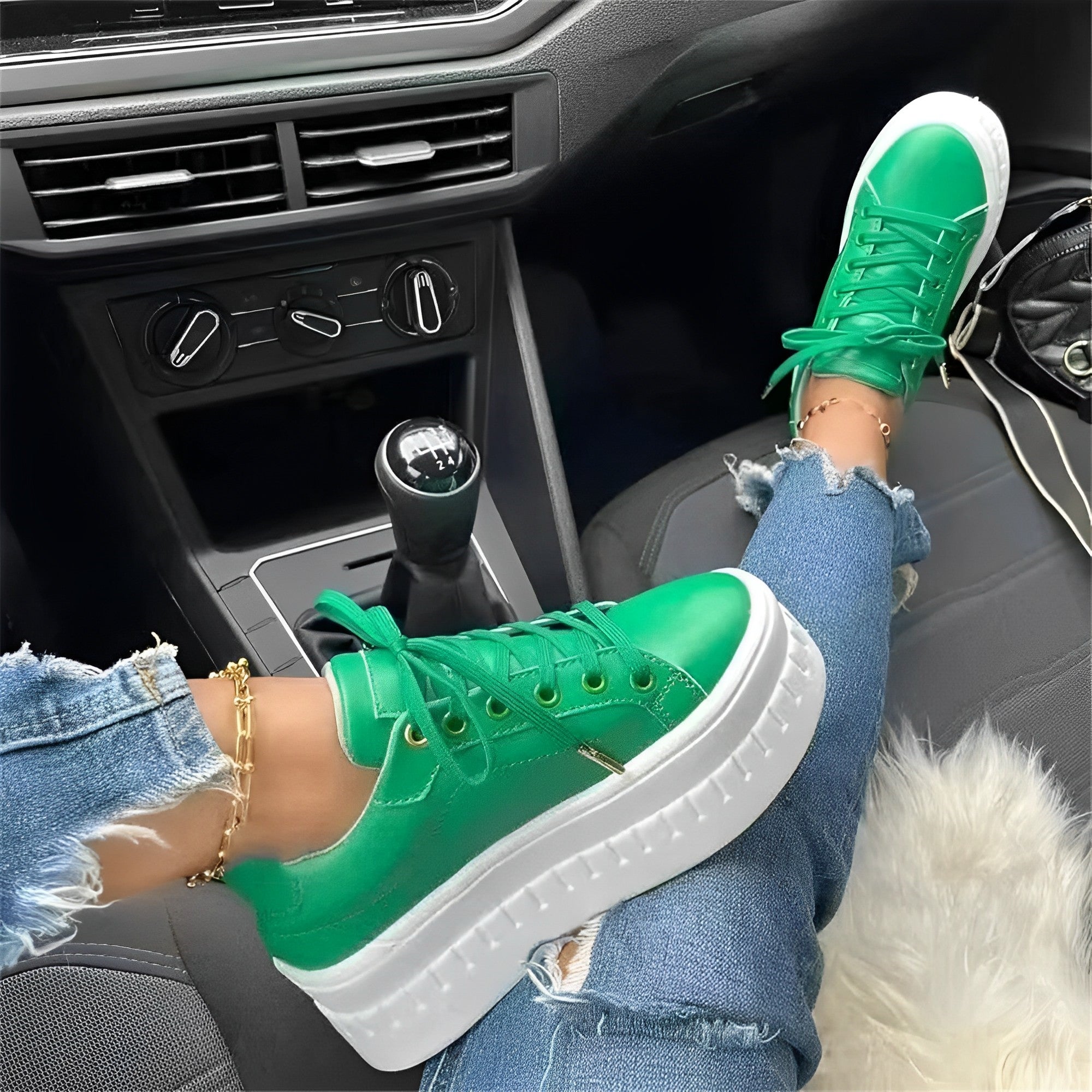 Valerie - Sneaker con plateau e suola spessa per donne
