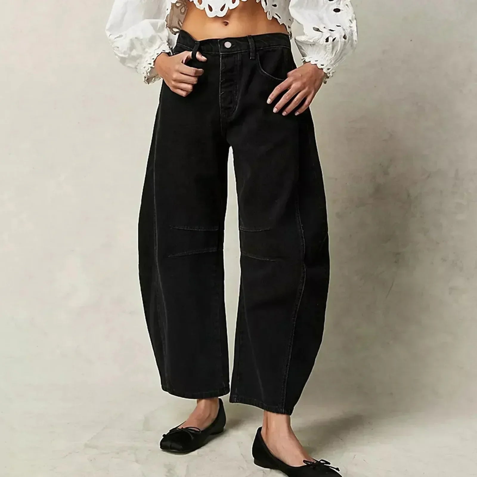 Beatrice - Jeans comodi con gamba larga