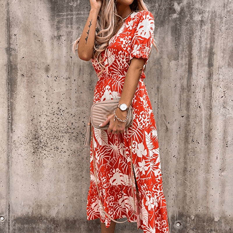 Daina – Gonna Floreale con Spacco