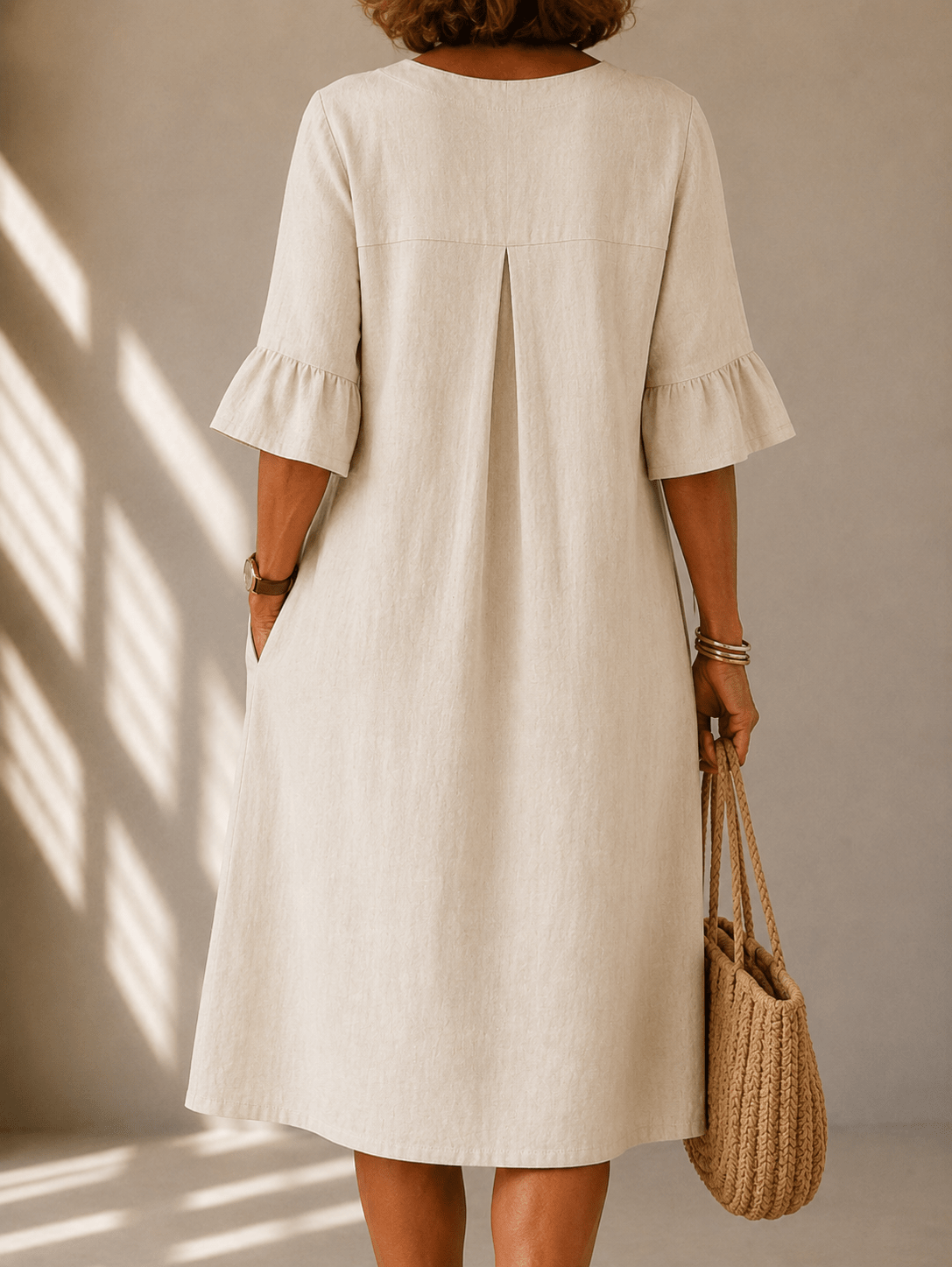 Bellucio™ | Abito Button Down Pli Creux Charlotte