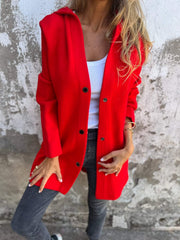 Appolinia | Cardigan casual con cappuccio