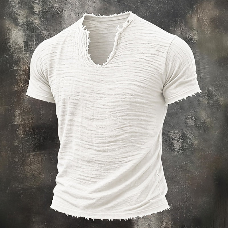 Bellucio™ | T-shirt Vintage con scollo a V