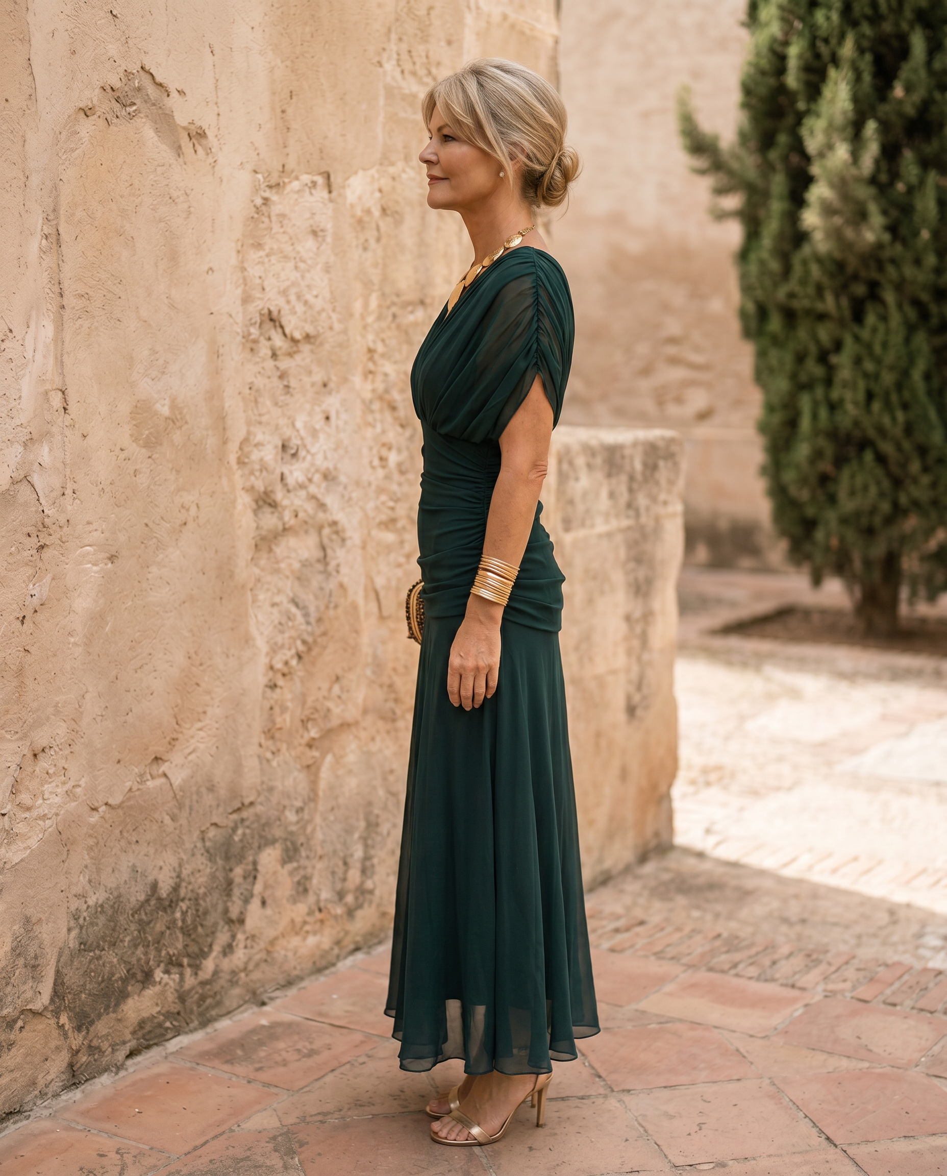 Bellucio™ | Abito maxi elegante per festa con scollo a cuore