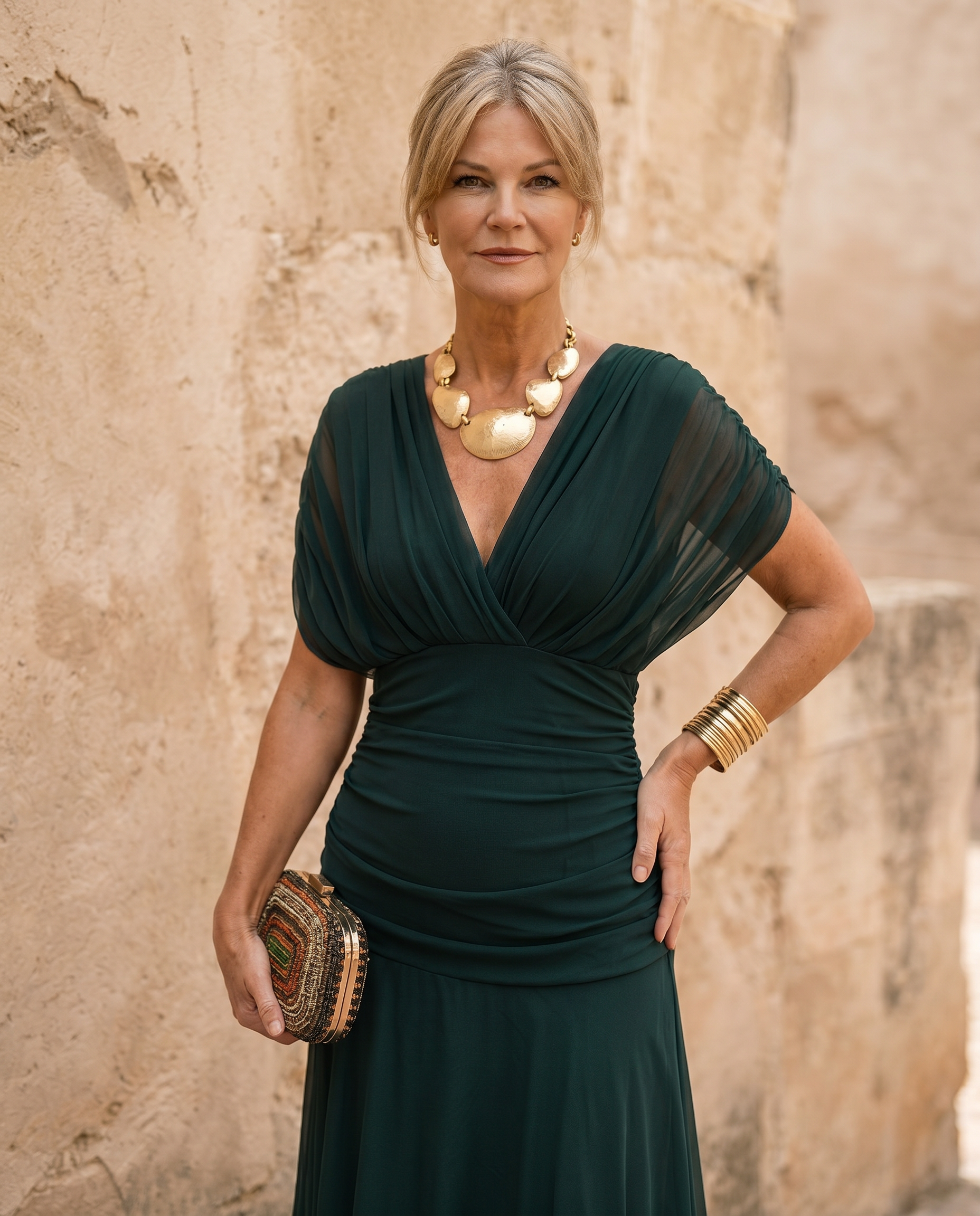 Bellucio™ | Abito maxi elegante per festa con scollo a cuore
