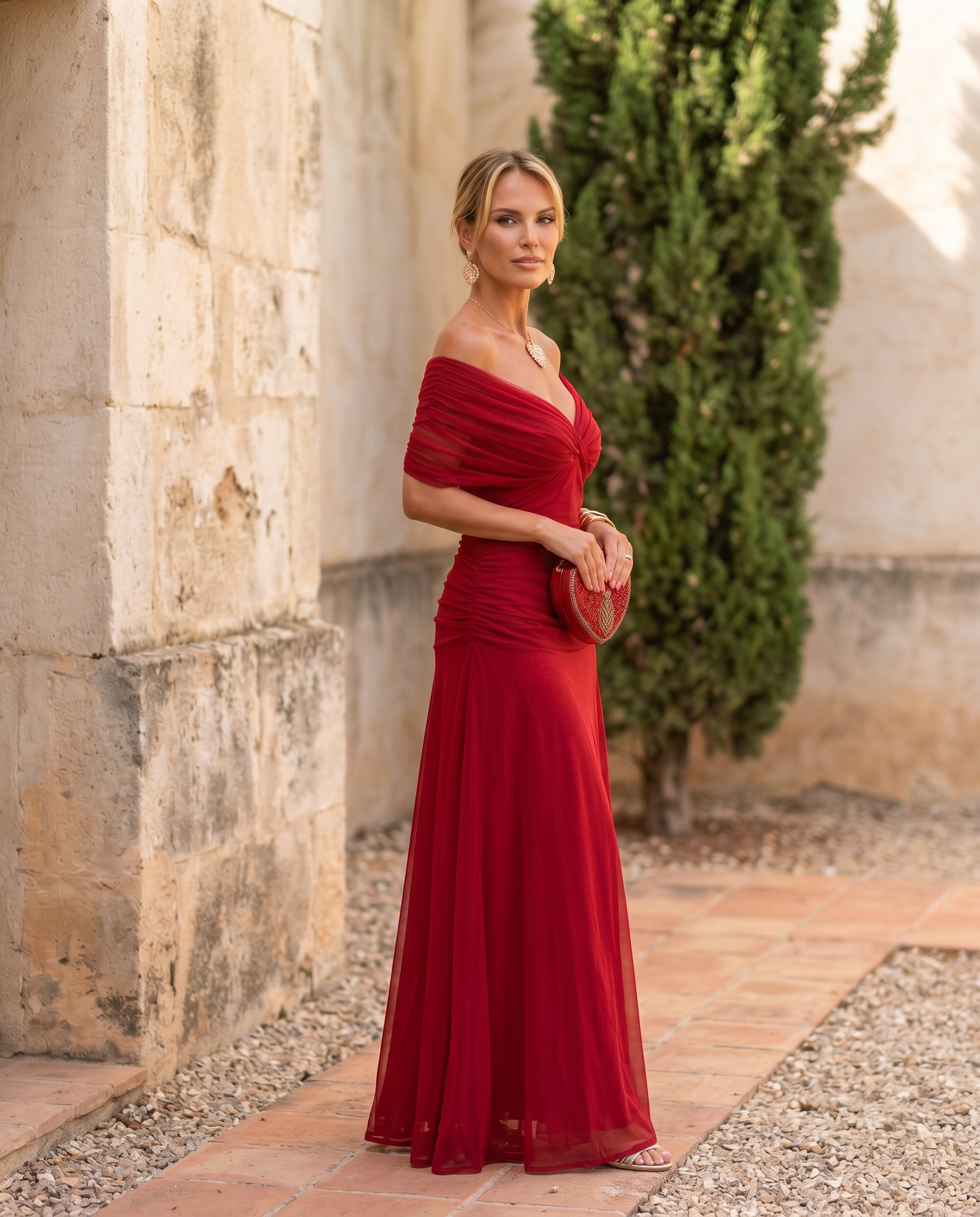 Bellucio™ | Abito maxi elegante per festa con scollo a cuore