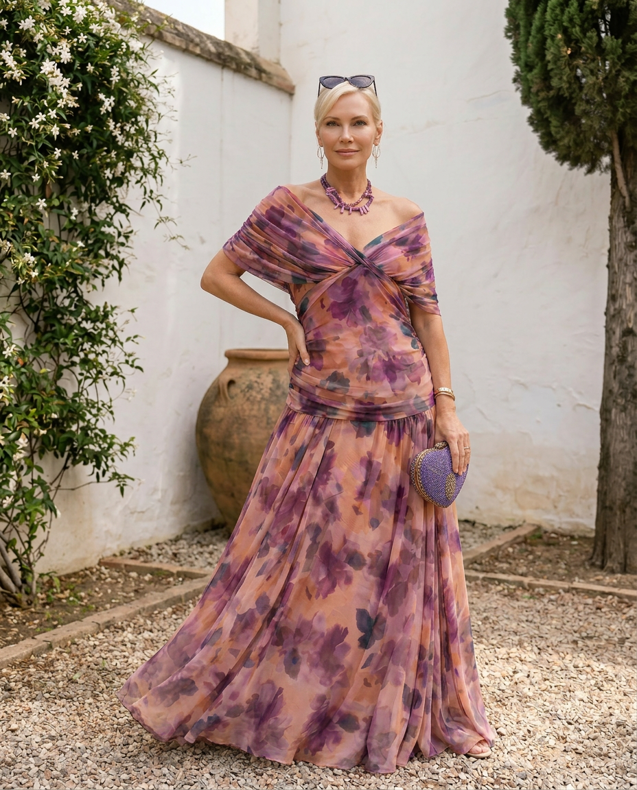 Bellucio™ | Abito maxi elegante per festa con scollo a cuore