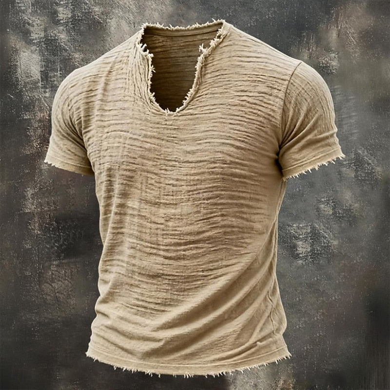 Bellucio™ | T-shirt Vintage con scollo a V