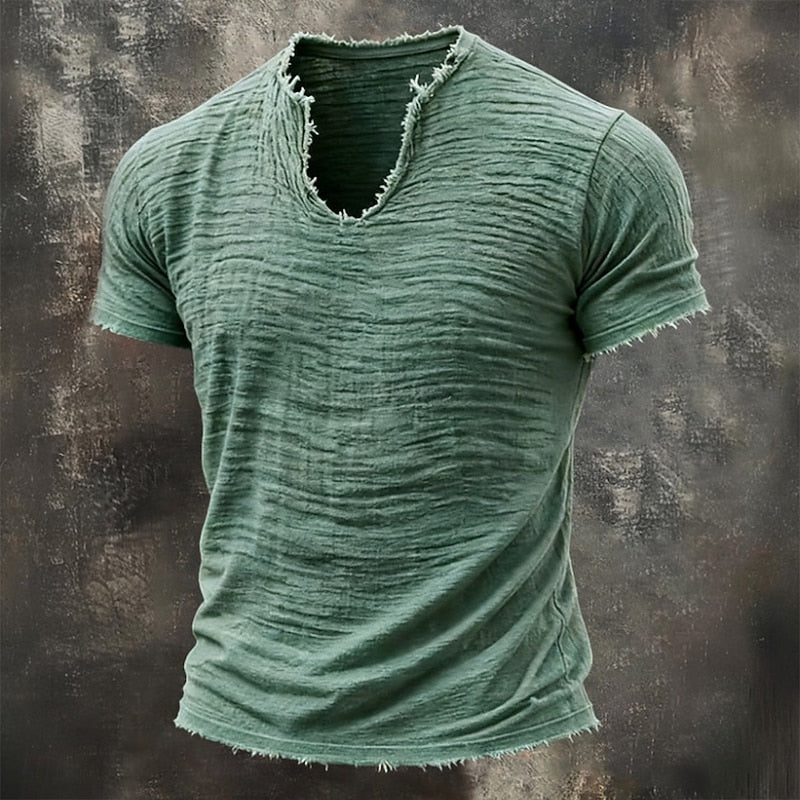 Bellucio™ | T-shirt Vintage con scollo a V