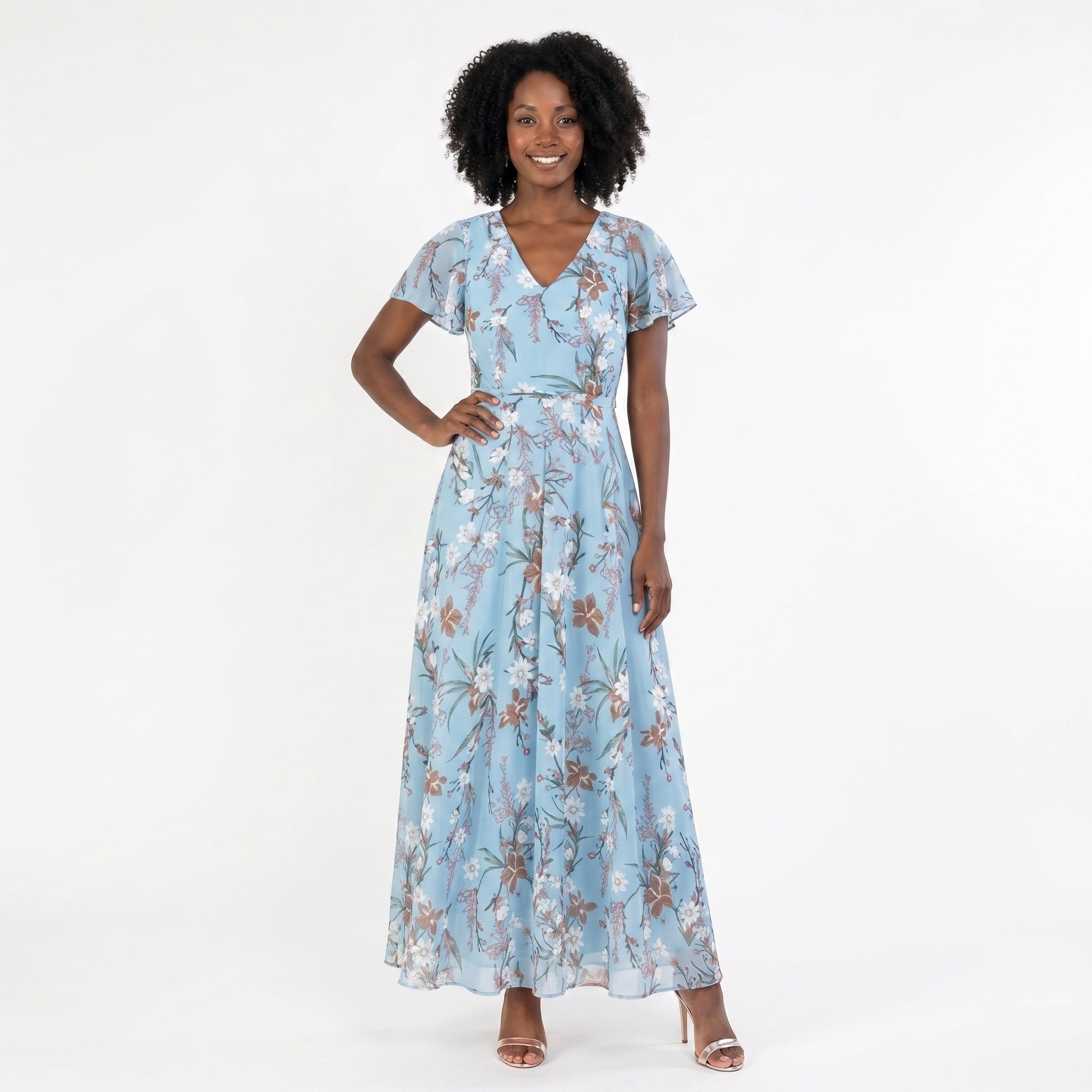 Bellucio™ | Andreia Vestito Lungo Floreale
