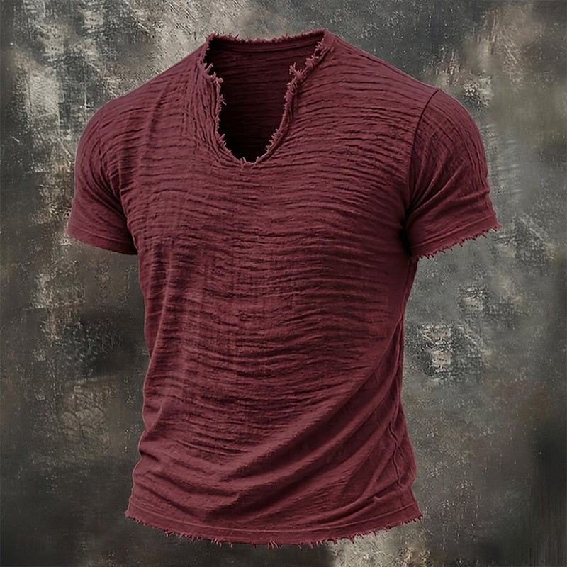 Bellucio™ | T-shirt Vintage con scollo a V