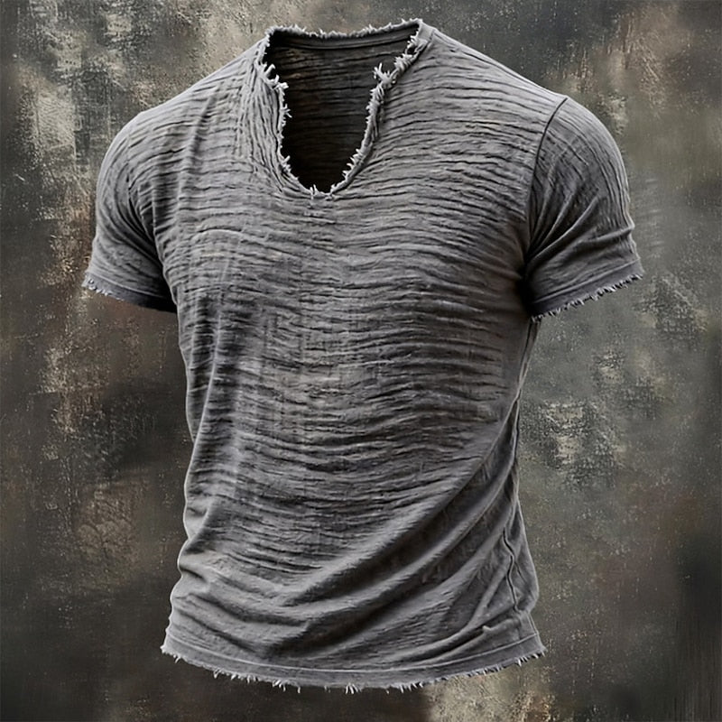 Bellucio™ | T-shirt Vintage con scollo a V